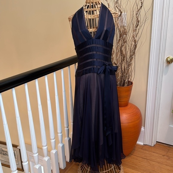 Lillie Rubin Dresses & Skirts - Lillie Rubin NWT Elegant Blue  Halter Dress